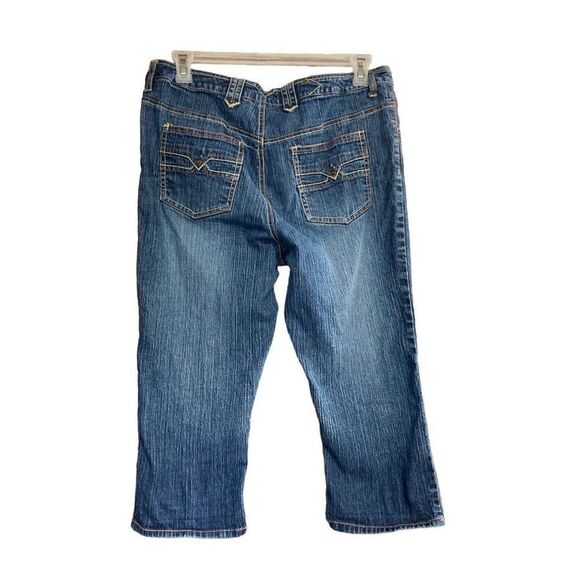 CAROLINA BLUES Women’s Capri Jeans Asize 14 Blue Inseam 19”‎ - Picture 2 of 8